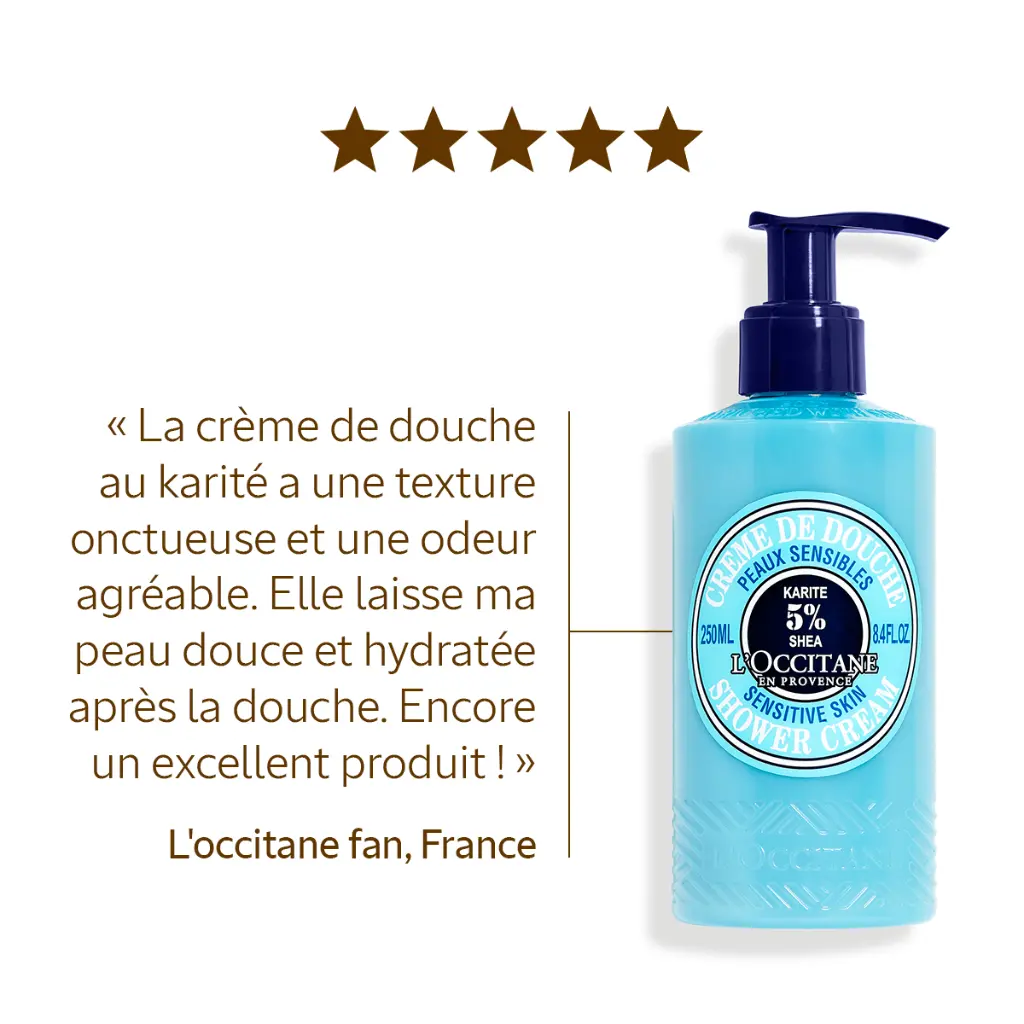 Crème de Douche Karité