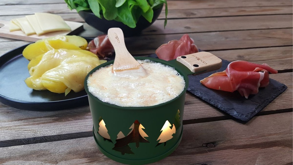 Raclette à la bougie série limitée forêt verte - Cookut