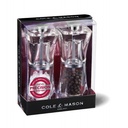 Coffret moulins sel et poivre Crystal 125 mm - Cole & Mason