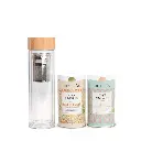 Coffret découverte 2 tisanes fruitées bio & thermo théière - Terre d'Oc