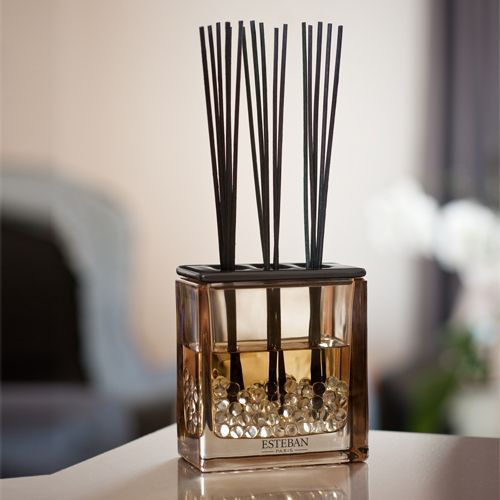 Tiges à parfum noires pour bouquet parfumé