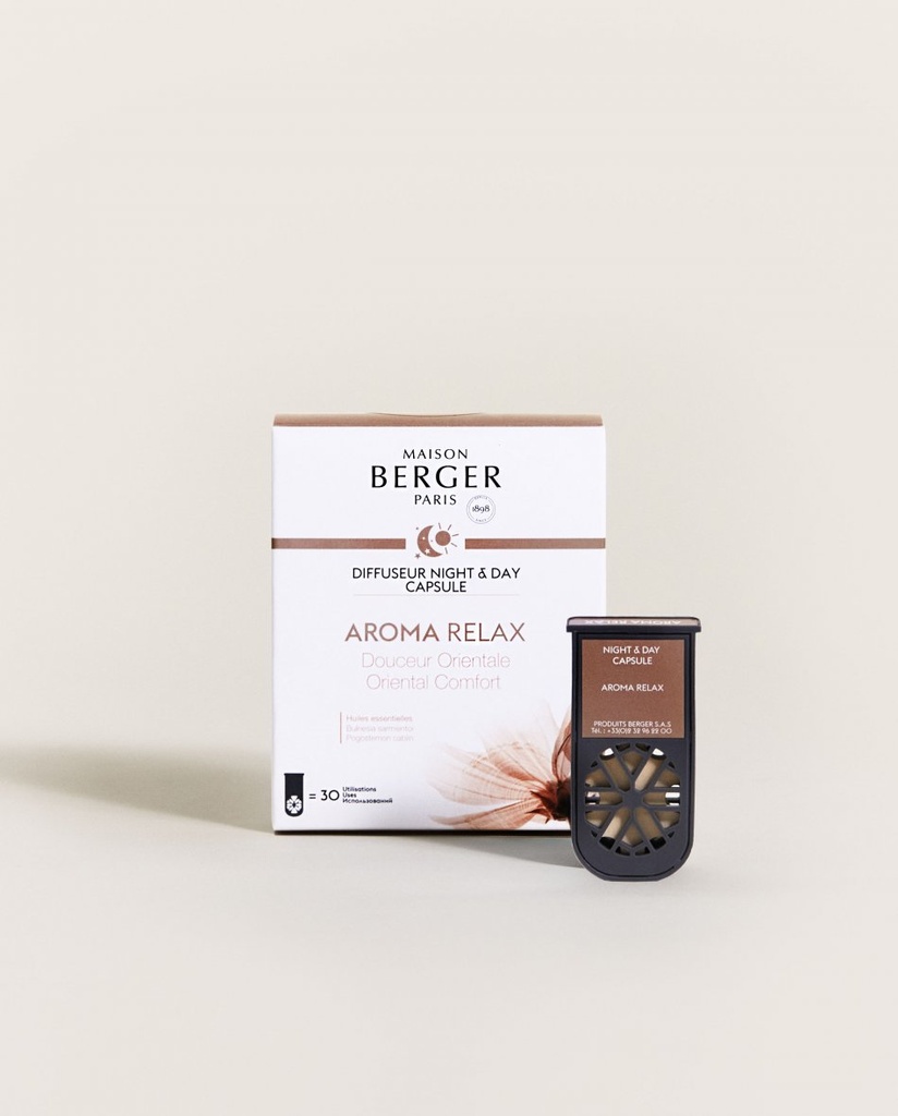 Capsule Diffuseur Night&Day Aroma Relax - Maison Berger