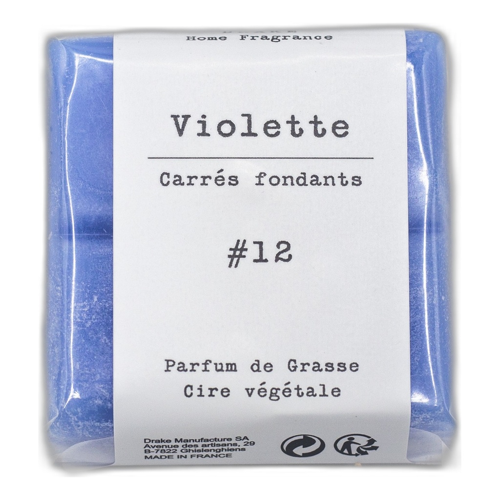 Carré fondant cire végétale – Violette - Drake