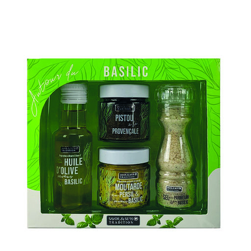 Coffret autour du basilic - Savor et Sens