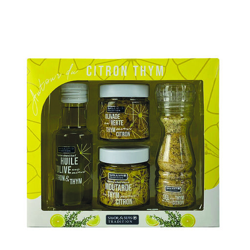 Coffret autour du citron et du thym - Savor et Sens