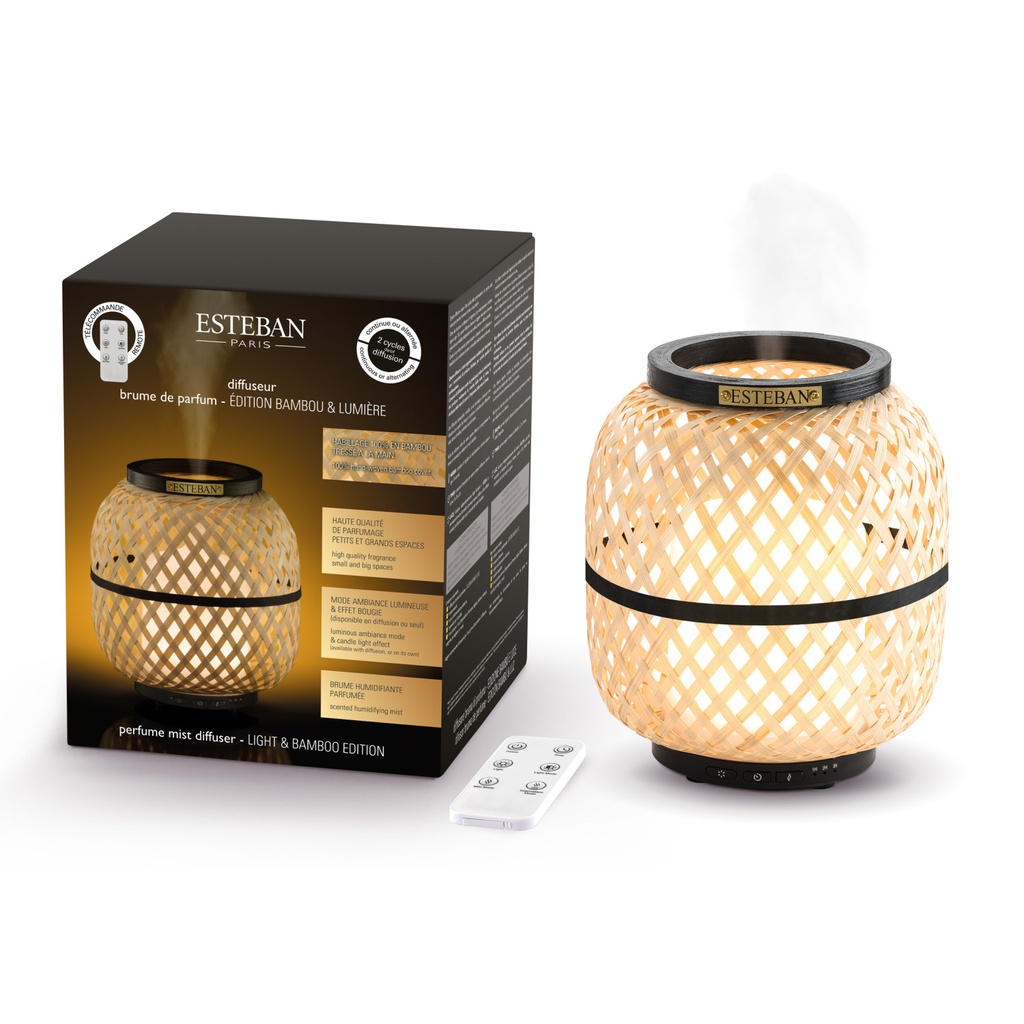 Diffuseur brume de parfum édition bambou et lumière - Esteban