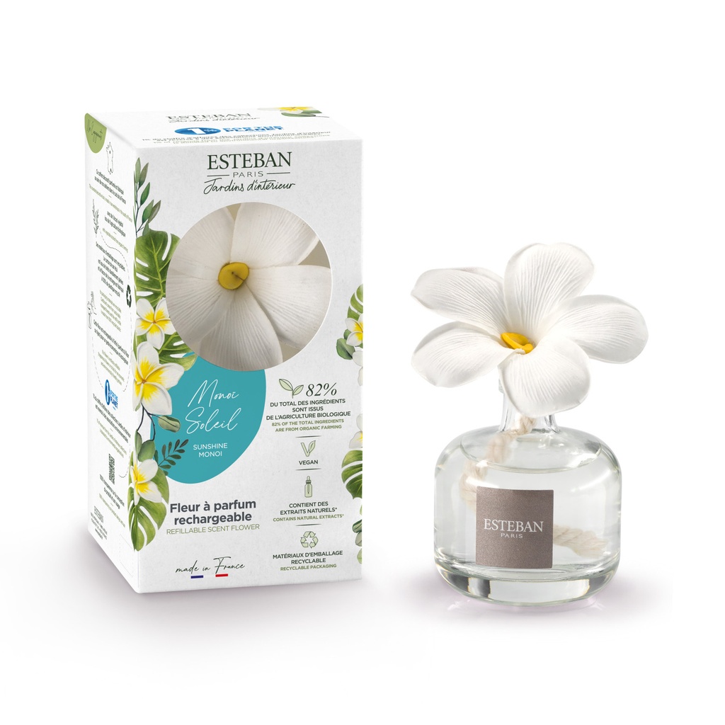 Fleur à parfum monoï soleil - Esteban