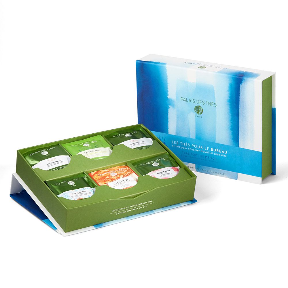 Coffret les thés pour le bureau - 36 mousselines - Palais des thés