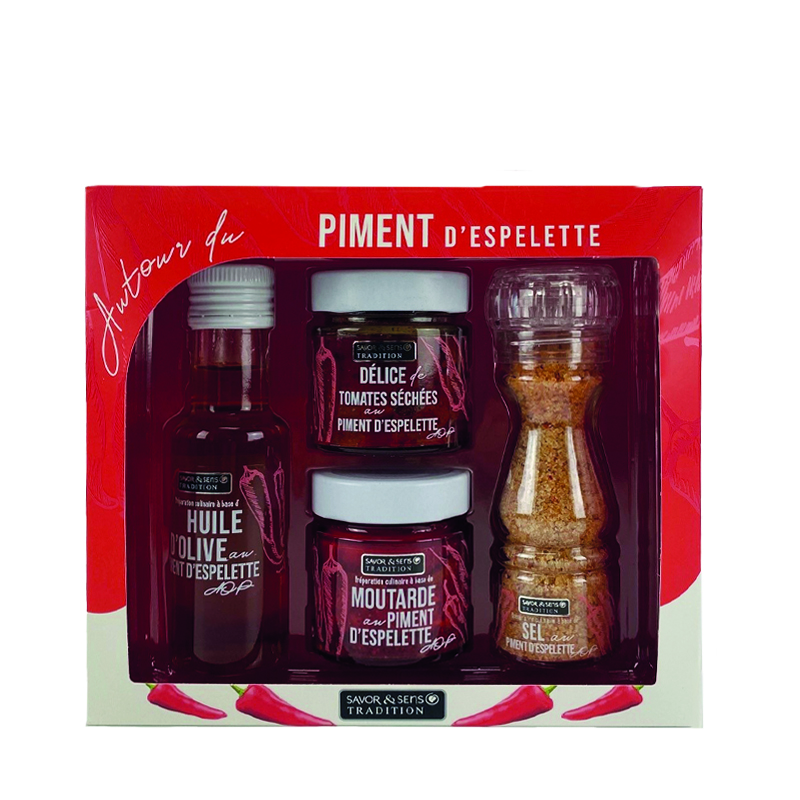 Coffret autour du piment d’espelette - Savor et Sens