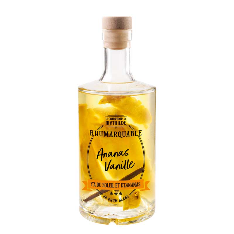 Rhumarquable ananas vanille au rhum blanc 30% - Le Comptoir de Mathilde