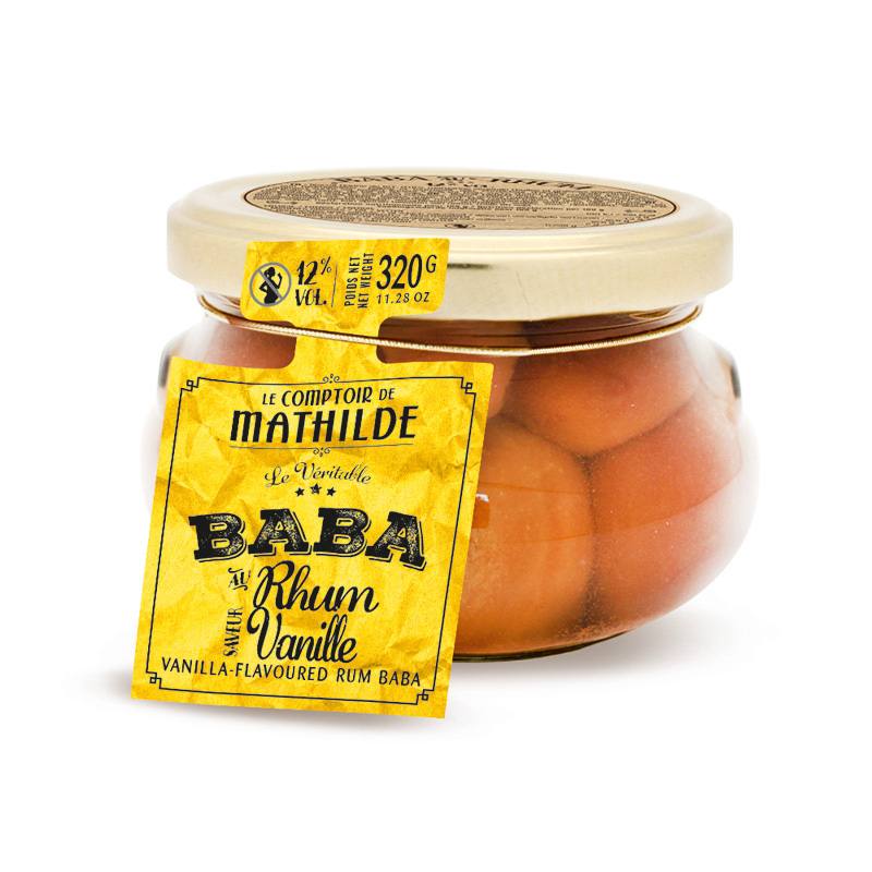 Baba au rhum saveur vanille 12% - Le Comptoir de Mathilde