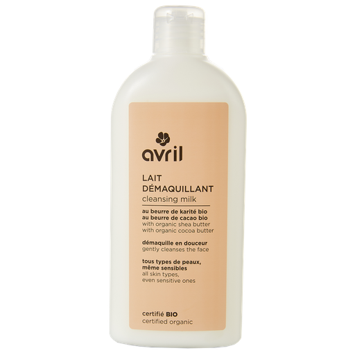 Lait démaquillant - Certifié bio - Avril