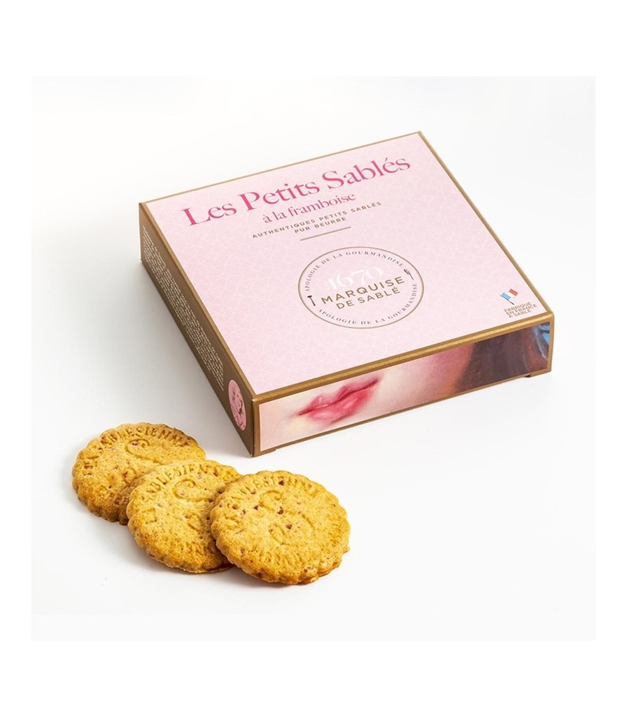 Biscuits sablés pépites de framboise - La Sablésienne