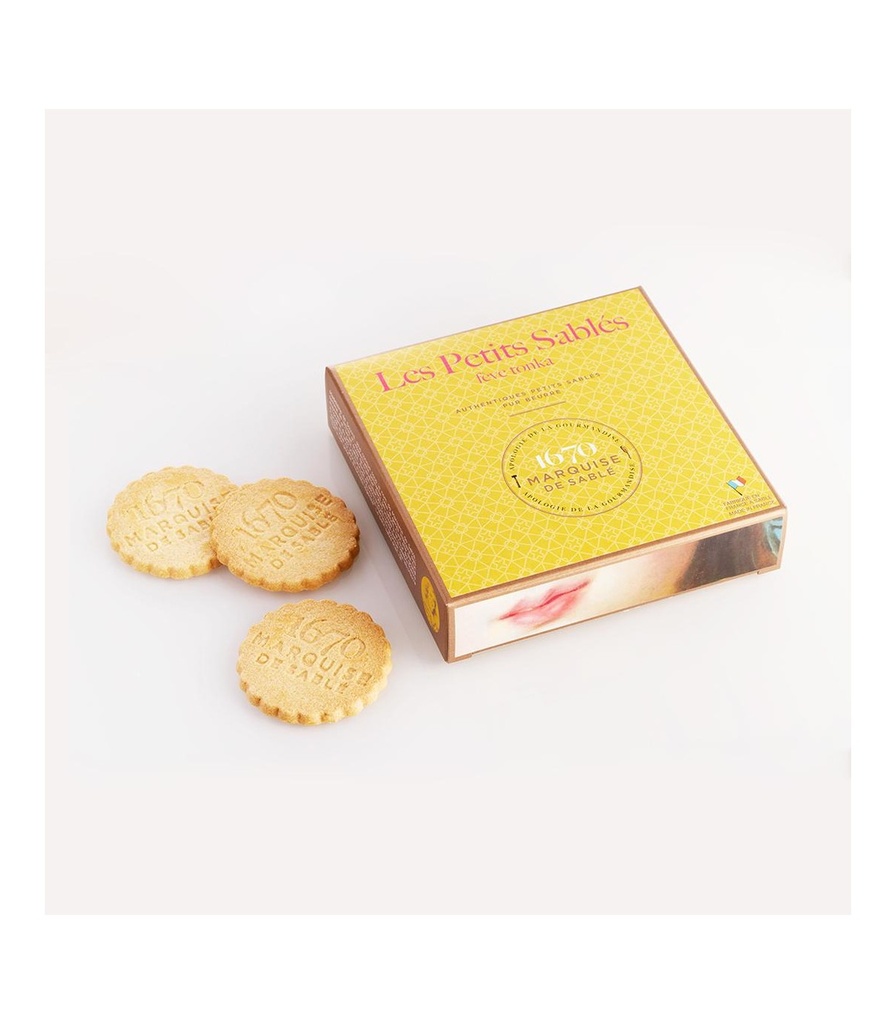 Biscuits sablés fève tonka - étui 100g - La Sablésienne