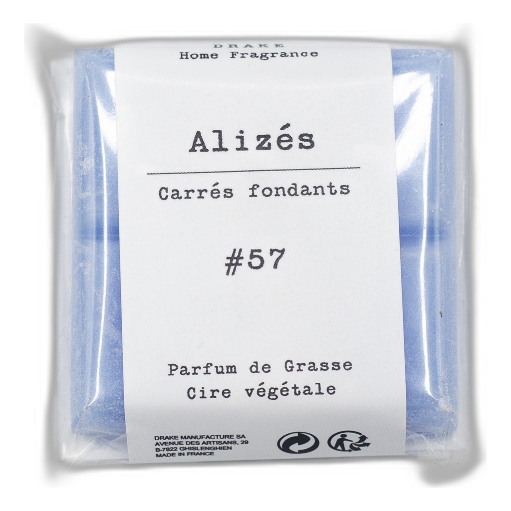 Carré fondant cire végétale– Alizés - Drake