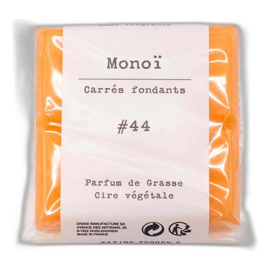 Carré fondant cire végétale – Monoï - Drake