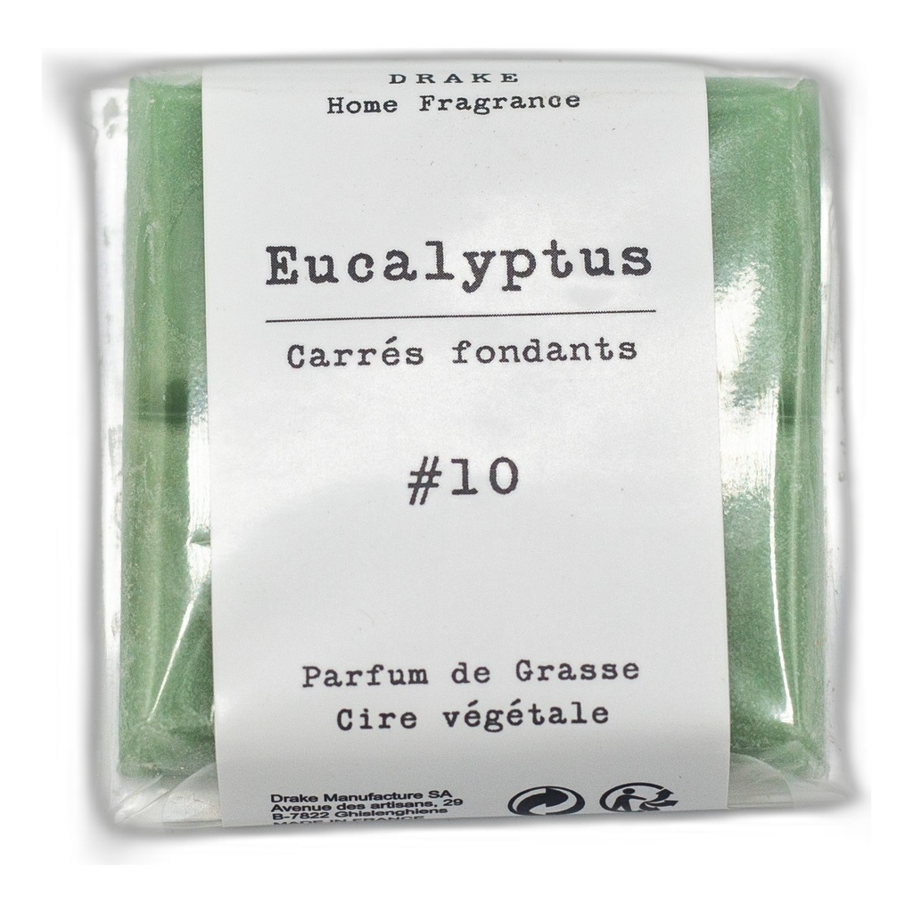 Carré fondant cire végétale – Eucalyptus - Drake