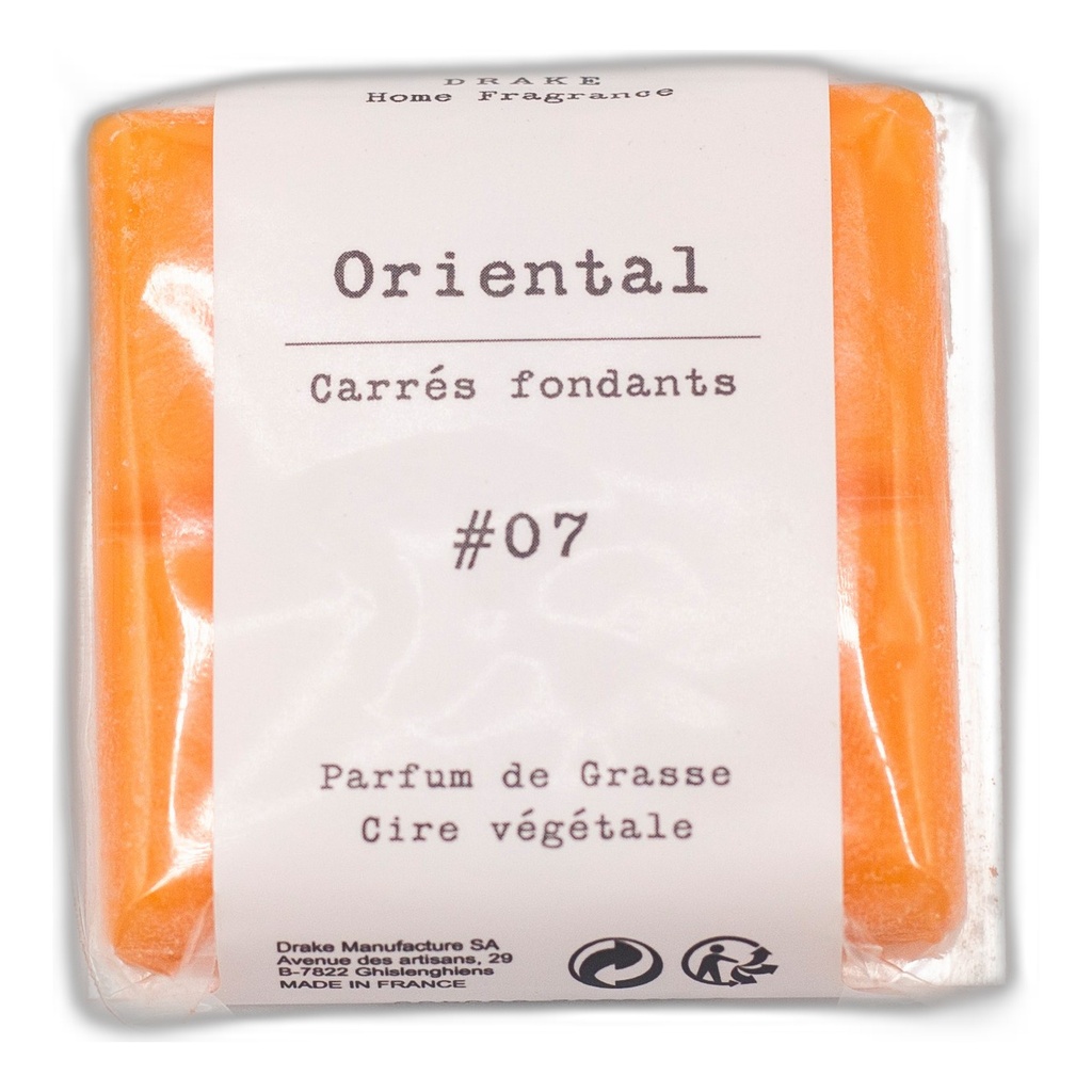 Carré fondant cire végétale – Oriental - Drake