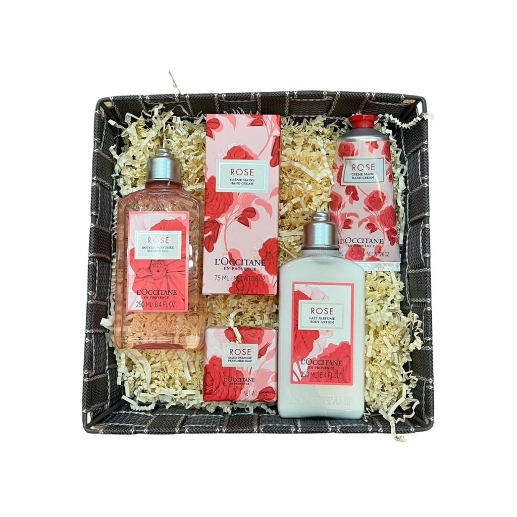 Coffret Élégant Rose de L'Occitane - Douceur et Soin Parfumé