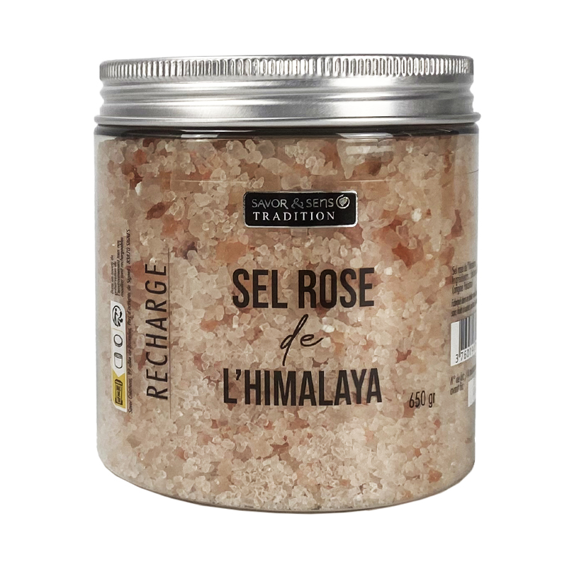 Recharge Sel Rose l'Himalaya - Savor et Sens