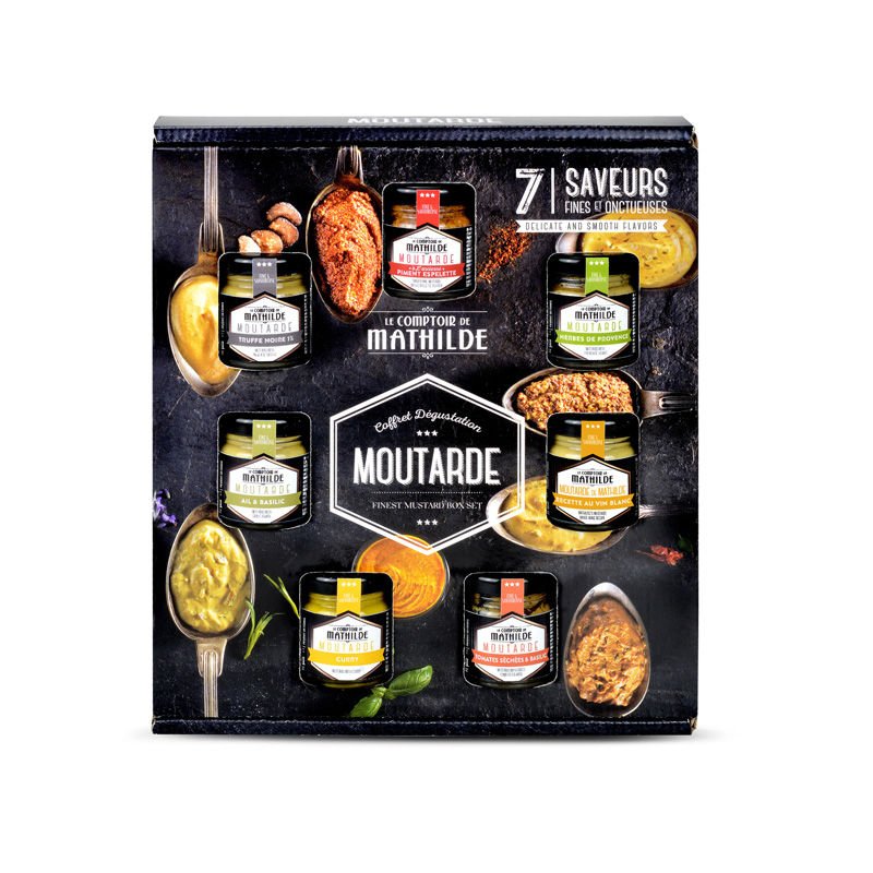 Coffret dégustation moutarde - Le Comptoir de Mathilde