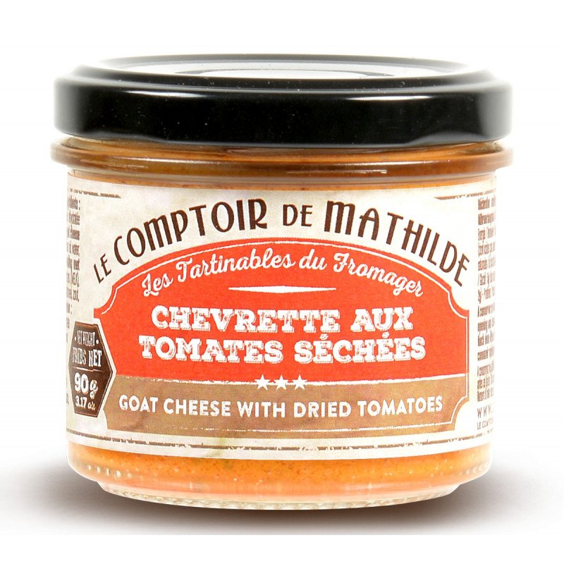 Tartinable chevrette aux tomates séchées - Le Comptoir de Mathilde