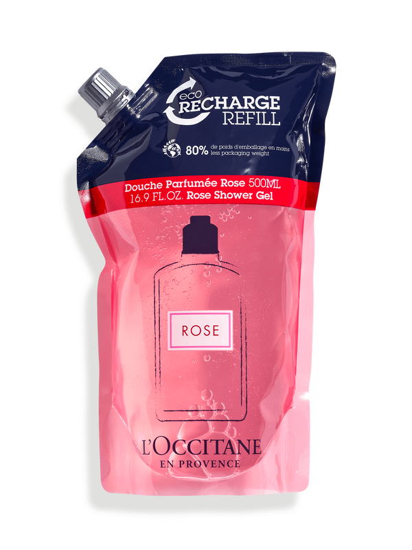 Eco-recharge Douche Parfumée Rose - L'Occitane