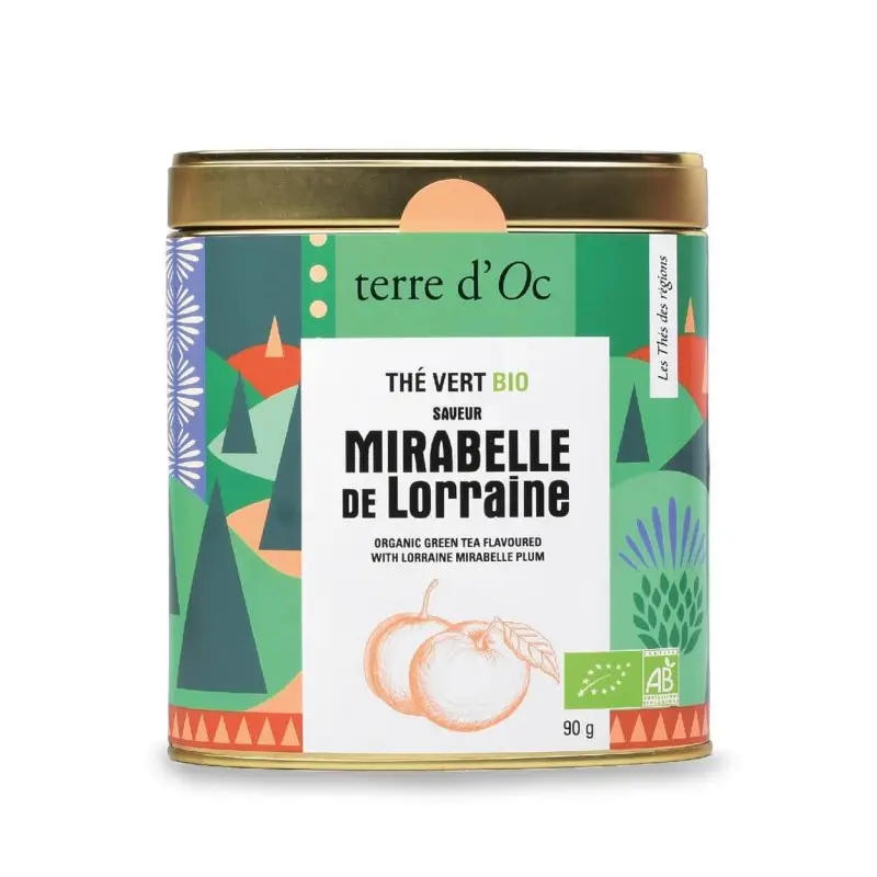 Thé vert Mirabelle de Lorraine Bio - Terre D'oc 