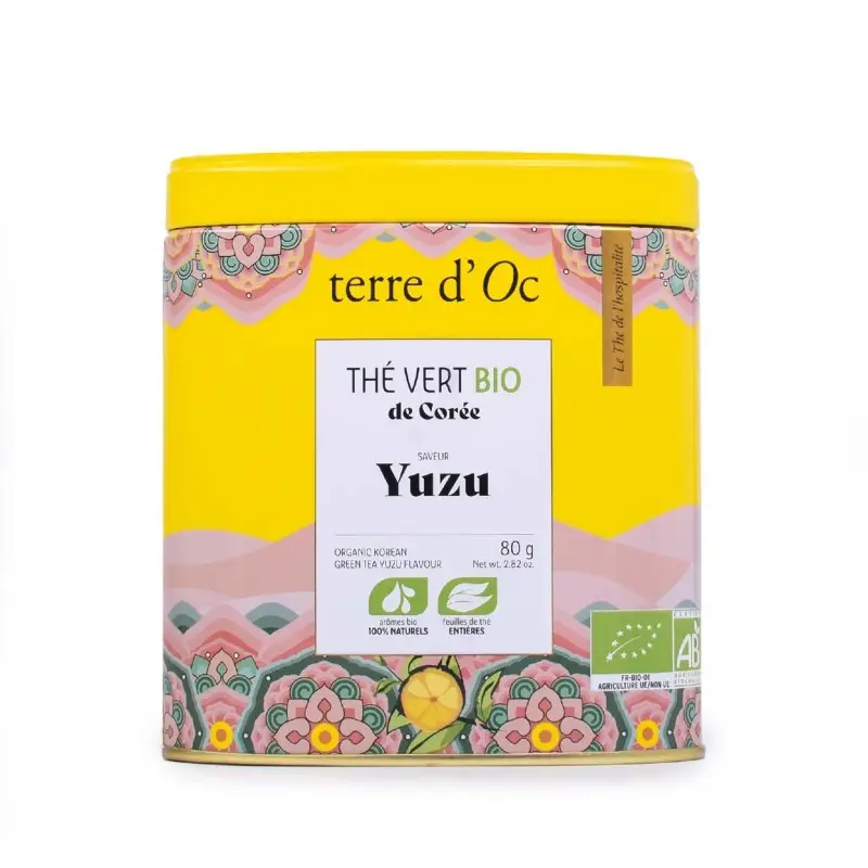 Thé vert Yuzu de Corée Bio - Terre D'oc 