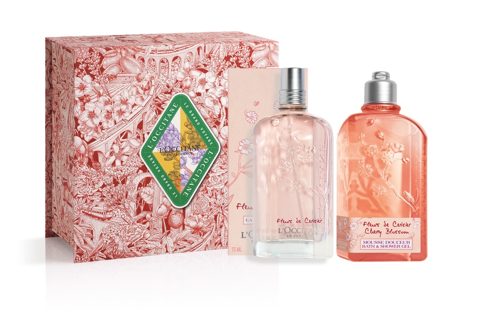 Coffret parfum fleurs de cerisier - L'Occitane