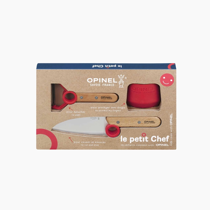 Coffret cuisine pour enfant "Le Petit Chef" Rouge - Opinel