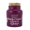 Moutarde à l'ancienne vin de Bordeaux & poivres sauvages  - Savor et sens 