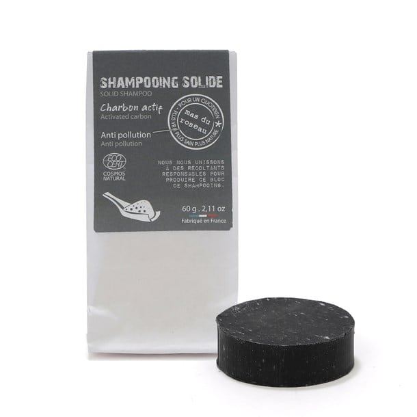 Shampooing Solide au charbon actif - Mas du Roseau