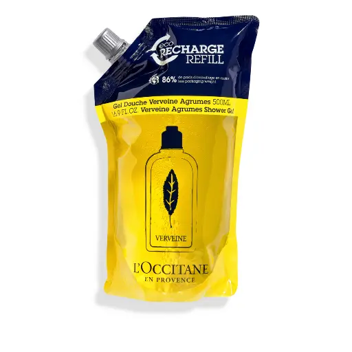 [15RG500VA20] Eco-Recharge Gel Douche Verveine Agrumes 500ml - L'Occitane