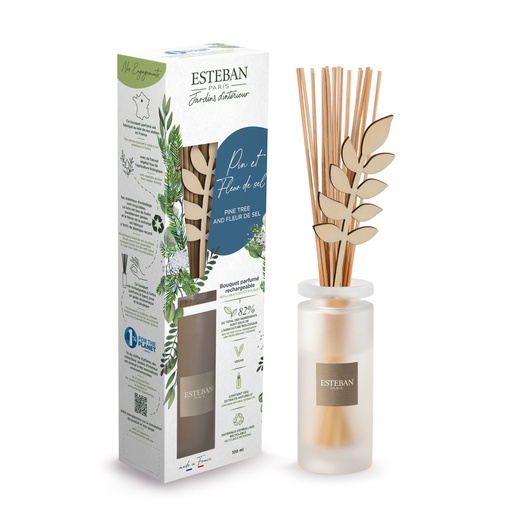 [BPF-001] Bouquet parfumé rechargeable pin et fleur de sel - Esteban