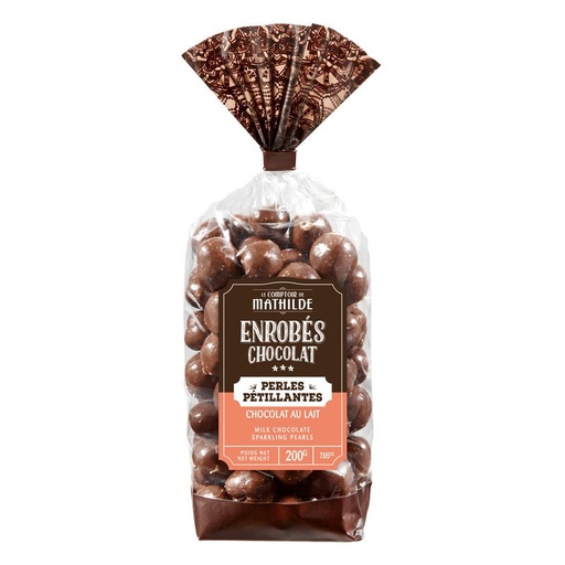 [TURBI0005] Perles petillantes chocolat au lait - Le Comptoir de Mathilde