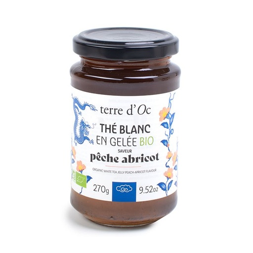 [TOTHT0BL270A] Thé Blanc en gelée Bio pêche & abricot - Terre d'Oc