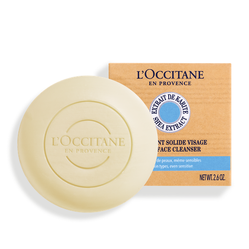 [01NS075KV23] Nettoyant Solide Visage Karité 75gr - L'Occitane