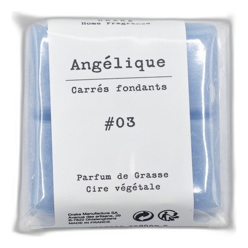 Carré fondant cire végétale– Angélique - Drake