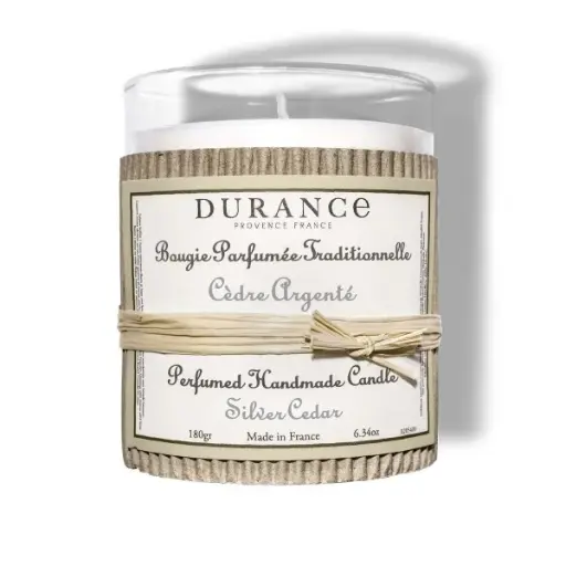 [045214] Bougie Parfumée Cèdre Argenté - Durance