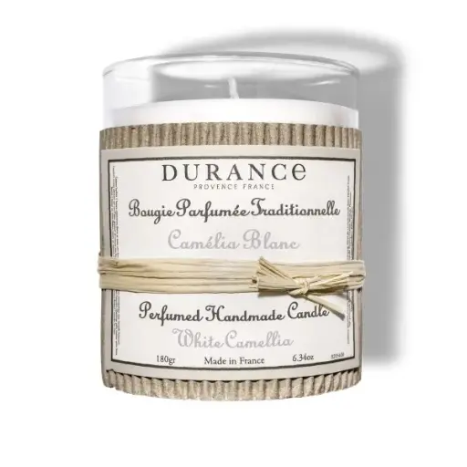 [045213] Bougie Parfumée Camélia Blanc - Durance