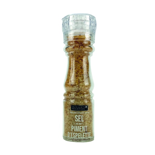 [501090003]  Moulin Sel Piment Espelette - Savor et Sens