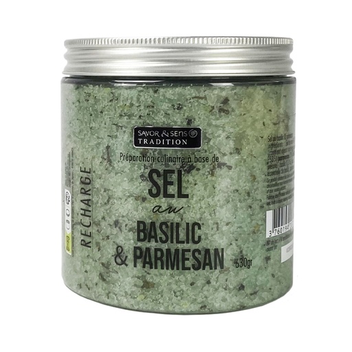 [501090021]  Recharge Sel basilic parmesan - Savor et Sens