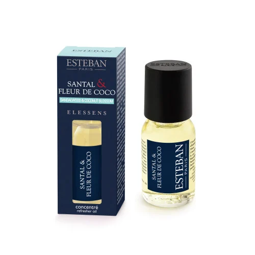 [ESF-008] Concentré de parfum 15 ml Santal et fleur de coco - Esteban 