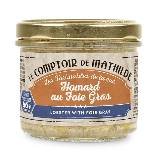 [TARTI0039] Homard Au Foie Gras 90G - Le Comptoir de Mathilde