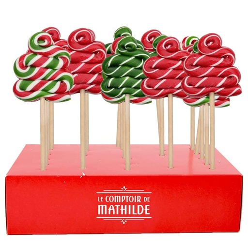 [CONFS0047] Sucettes Sapins De Noël En Assortiment Tutti Frutti - Le Comptoir de Mathilde