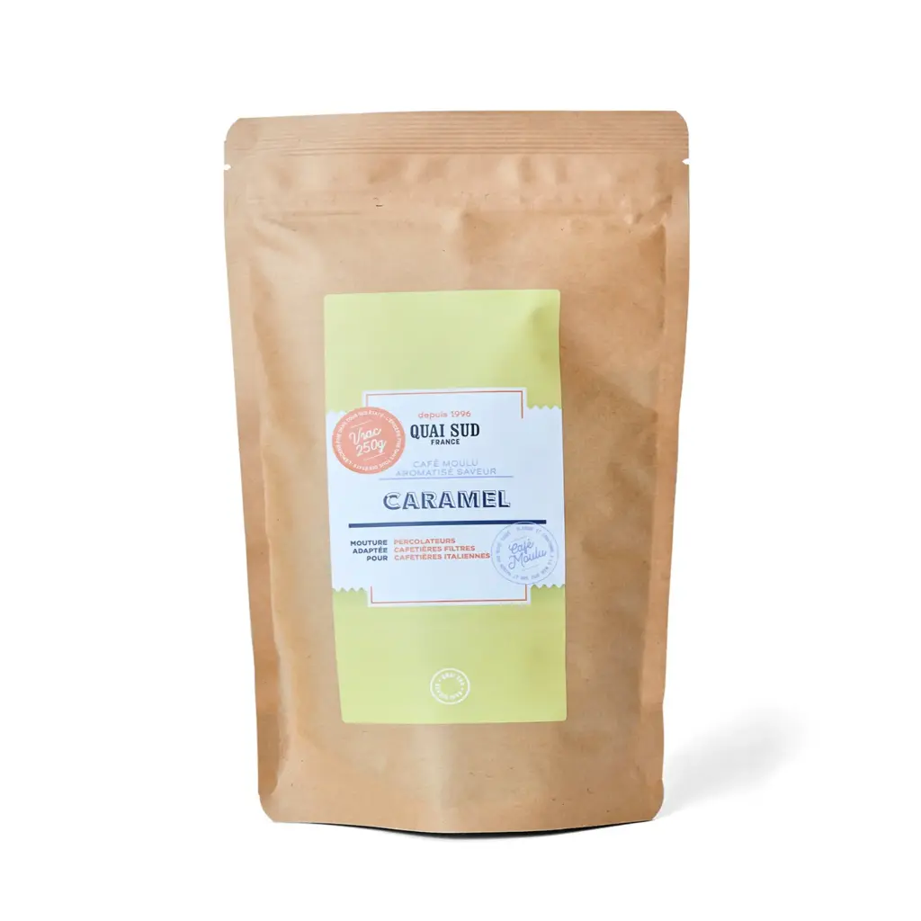 Cafés moulus aromatisés en sachet 250 g - Quai Sud