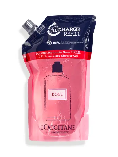 [24RG500CB22] Eco-recharge Douche Parfumée Rose - L'Occitane