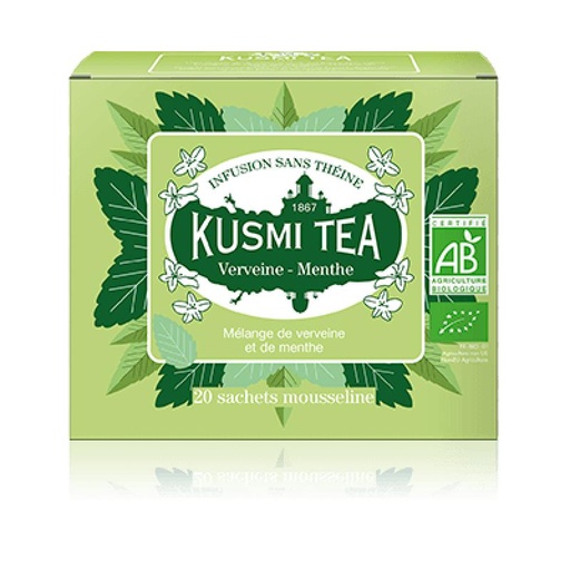 [INVM20SBIO] 20 sachets Verveine-menthe bio - Kusmi Tea