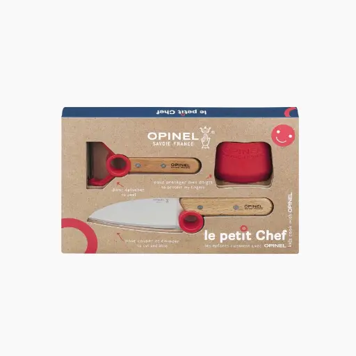 Coffret cuisine pour enfant "Le Petit Chef" Rouge - Opinel